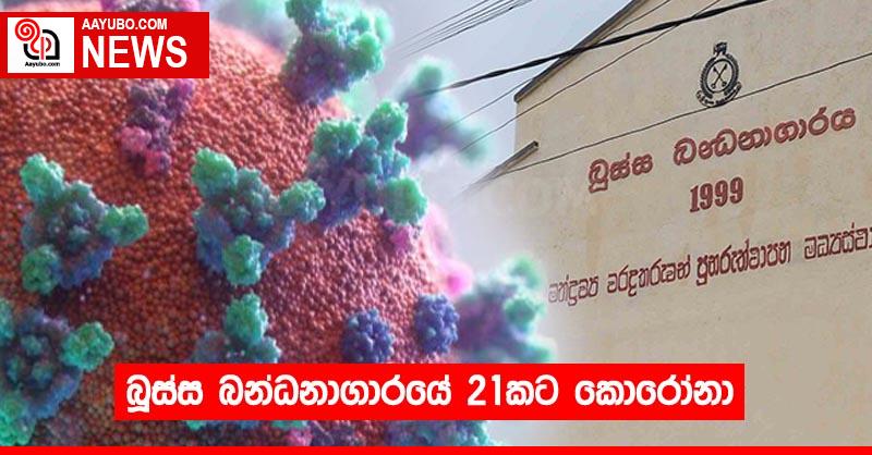 බූස්ස බන්ධනාගාරයේ 21කට කොරෝනා