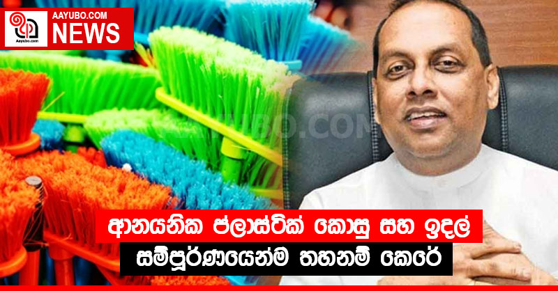 ආනයනික ප්ලාස්ටික් කොසු සහ ඉදල් සම්පූර්ණයෙන්ම තහනම් කෙරේ