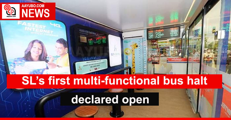 SL's first multi-functional bus halt declared open