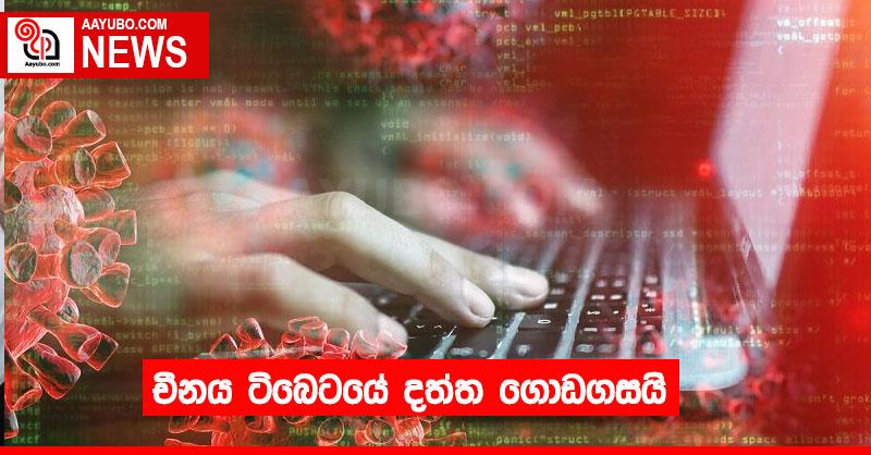 චීනය ටිබෙටයේ දත්ත ගොඩගසයි