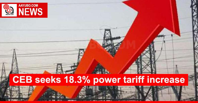CEB seeks 18.3% power tariff increase