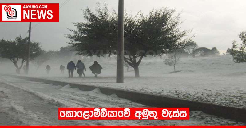 කොළොම්බියාවේ අමුතු වැස්ස