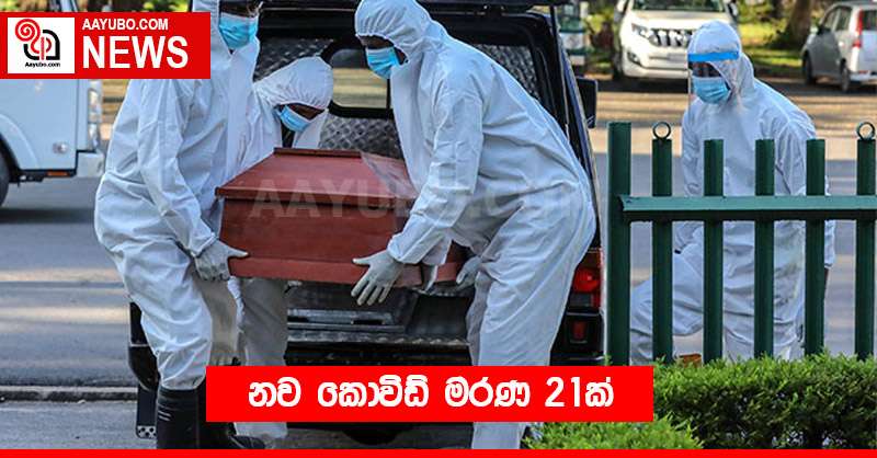 නව කොවිඩ් මරණ 21ක්