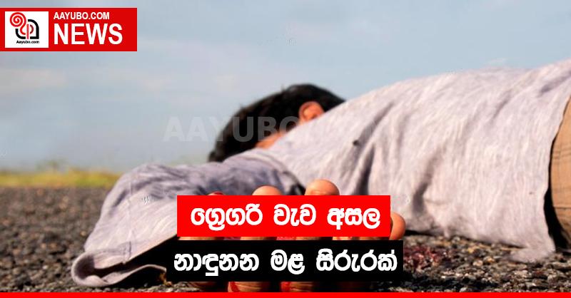 ග්‍රෙගරි වැව අසල නාඳුනන පුද්ගල මළ සිරුරක්