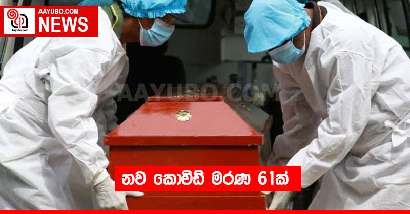නව කොවිඩ් මරණ 61ක්
