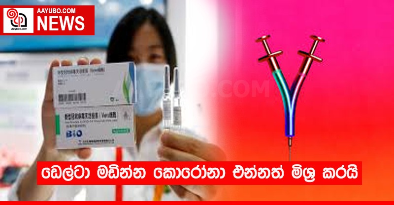 ඩෙල්ටා මඩින්න කොවිඩ් එන්නත් මිශ්‍ර කරයි
