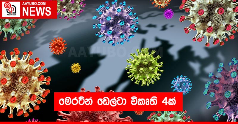 මෙරටින් ඩෙල්ටා විකෘති 4ක්