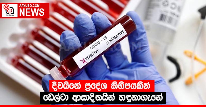දිවයිනේ ප්‍රදේශ කිහිපයකින් ඩෙල්ටා ආසාදිතයින් හඳුනාගැනේ