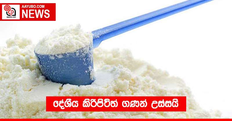 දේශීය කිරිපිටිත් ගණන් උස්සයි