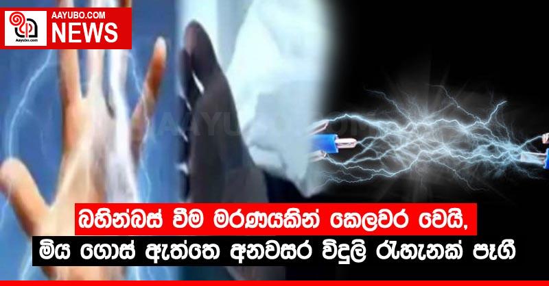 බහින්බස් වීම මරණයකින් කෙලවර වෙයි,මිය ගොස් ඇත්තෙ අනවසර විදුලි රැහැනක් පෑගී