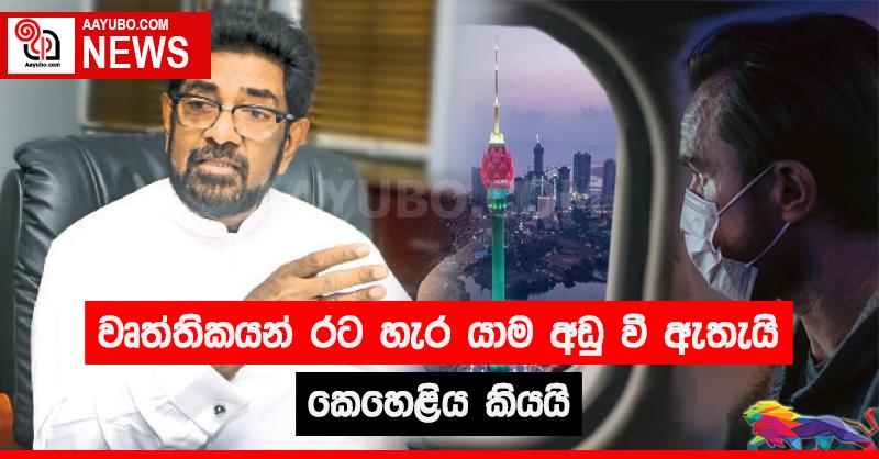 වෘත්තිකයන් රට හැර යාම අඩු වී ඇතැයි කෙහෙළිය කියයි