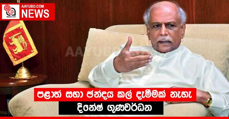 පළාත් සභා ඡන්දය කල් දැමීමක් නැහැ - දිනේෂ් ගුණවර්ධන