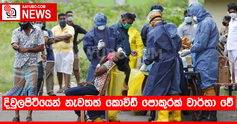 දිවුලපිටියෙන් නැවතත් කොවිඩ් පොකුරක් වාර්තා වේ