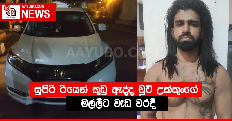 සුපිරි රියෙන් කුඩු ඇද්ද චූටි උක්කුංගේ මල්ලිට වැඩ වරදී