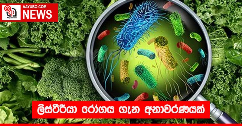ලිස්ටීරියා රෝගය ගැන අනාවරණයක්
