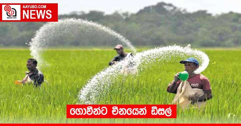 ගොවීන්ට චීනයෙන් ඩීසල්