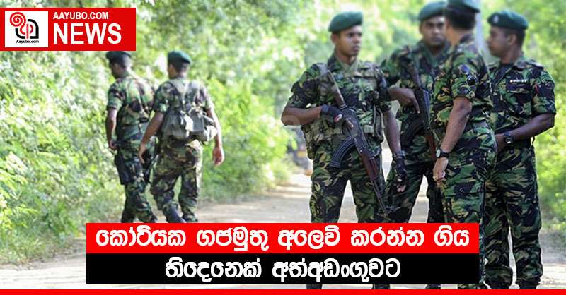 කෝටියක ගජමුතු අලෙවි කරන්න ගිය තිදෙනෙක් අත්අඩංගුවට