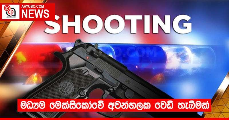 මධ්‍යම මෙක්සිකෝවේ අවන්හලක වෙඩි තැබීමක්