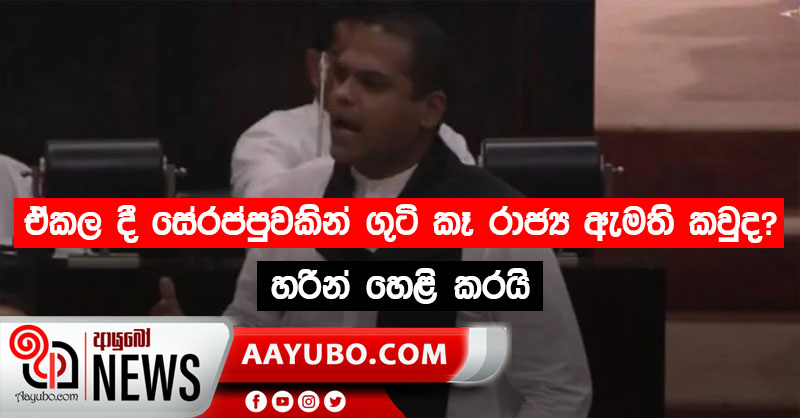 ඒකල දී සේරප්පුවකින් ගුටි කෑ රාජ්‍ය ඇමති කවුද? - හරින් හෙළි කරයි