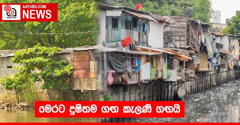 මෙරට දූෂිතම ගඟ කැලණි ගඟයි