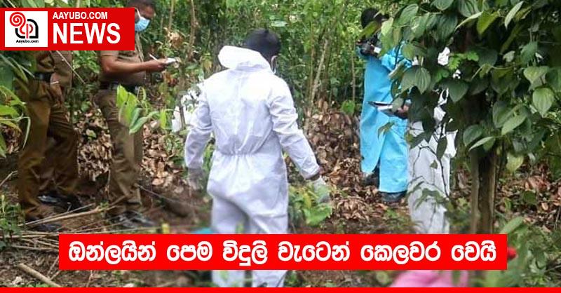 ඔන්ලයින් පෙම විදුලි වැටෙන් කෙලවර වෙයි