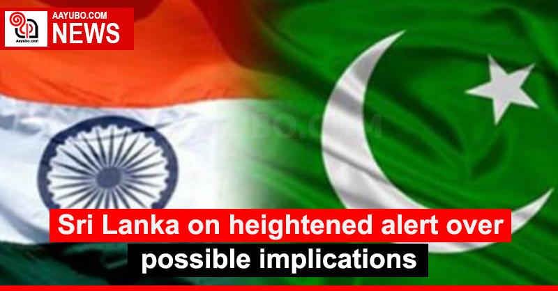 Sri Lanka on heightened alert over possible implications