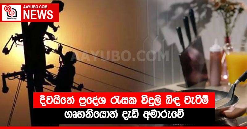 දිවයිනේ ප්‍රදේශ රැසක විදුලි බිඳ වැටීම් - ගෘහනියොත් දැඩි අමාරුවේ
