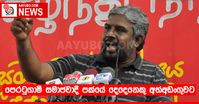 පෙරටුගාමී සමාජවාදී පක්යේ දෙදෙනෙකු අත්අඩංගුවට