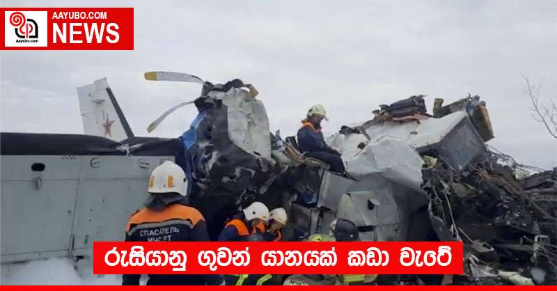 රුසියානු ගුවන් යානයක් කඩා වැටේ