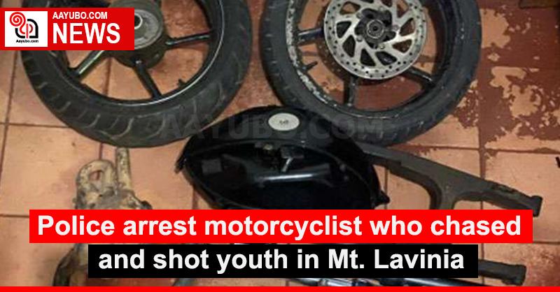 Police arrest motorcyclist who chased and shot youth in Mt. Lavinia
