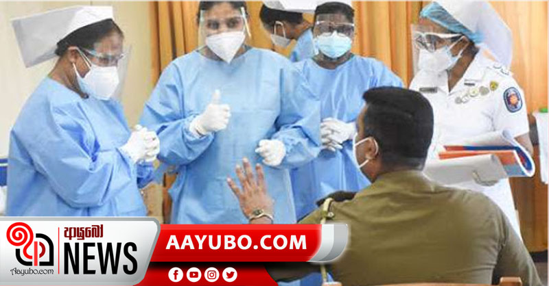 පොලිස් නිලධාරීන් 829ක් එන්නත් කරයි - බරපතල සංකූලතා තවමත් මතුව නැහැ