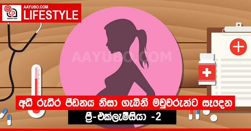අධි රුධිර පීඩනය නිසා ගැබිනි මවුවරුන්ට සෑදෙන ප්‍රී-එක්ලැම්සියා -2 