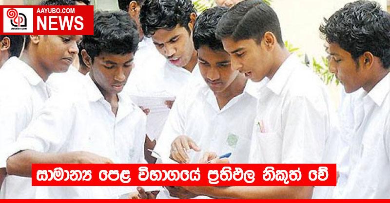 සාමාන්‍ය පෙළ විභාගයේ ප්‍රතිඵල නිකුත් වේ