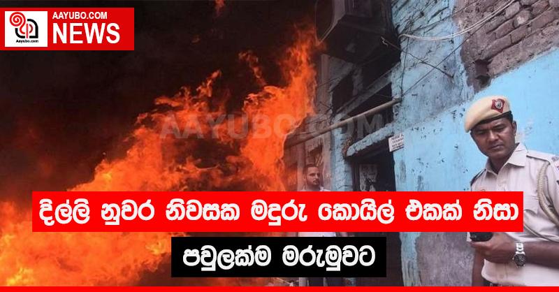 දිල්ලි නුවර නිවසක මදුරු කොයිල් එකක් නිසා පවුලක්ම ජීවිතක්ෂයට