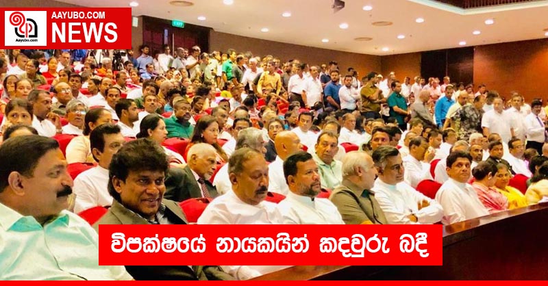විපක්ෂයේ නායකයින් කදවුරු බදී