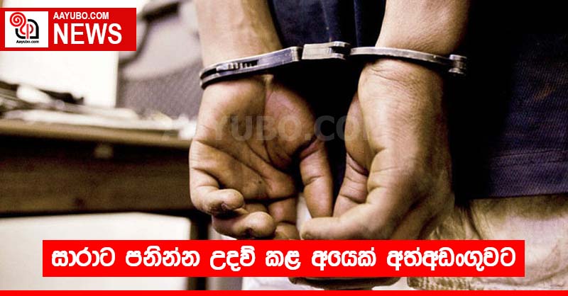 සාරාට පනින්න උදව් කළ අයෙක් අත්අඩංගුවට
