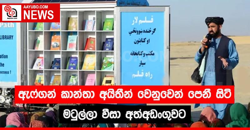 ඇෆ්ගන් කාන්තා අයිතීන් වෙනුවෙන් පෙනී සිටි මටුල්ලා වීසා අත්අඩංගුවට