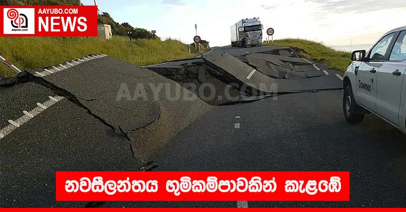 නවසීලන්තය භූමිකම්පාවකින් කැළඹේ
