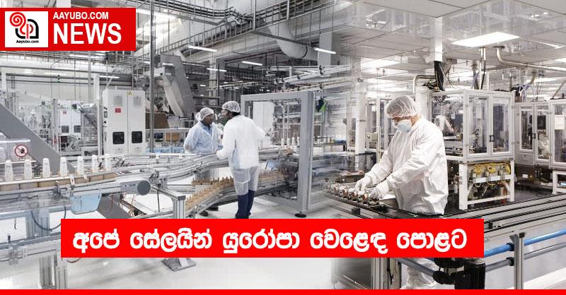 අපේ සේලයින් යුරෝපා වෙළෙඳ පොළට