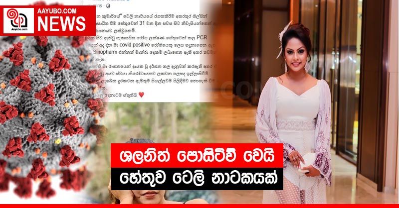 ශලනිත් පොසිටිව් වෙයි හේතුව ටෙලි නාටකයක්!