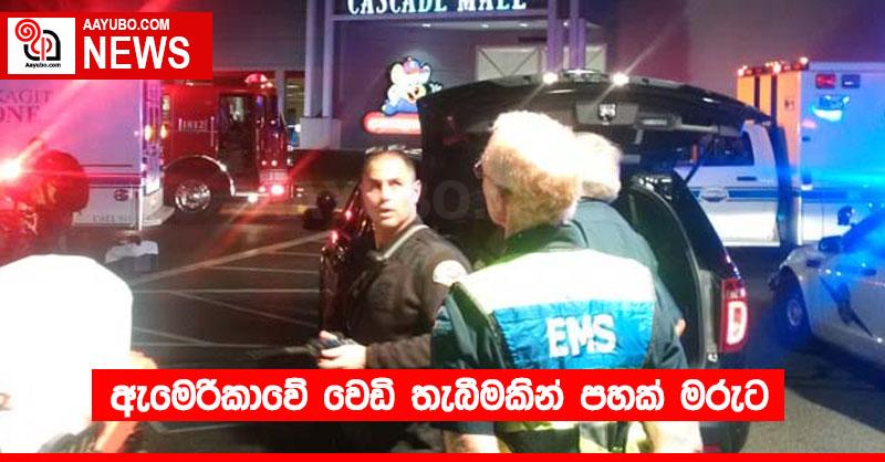 ඇමෙරිකාවේ වෙඩි තැබීමකින් පහක් මරුට