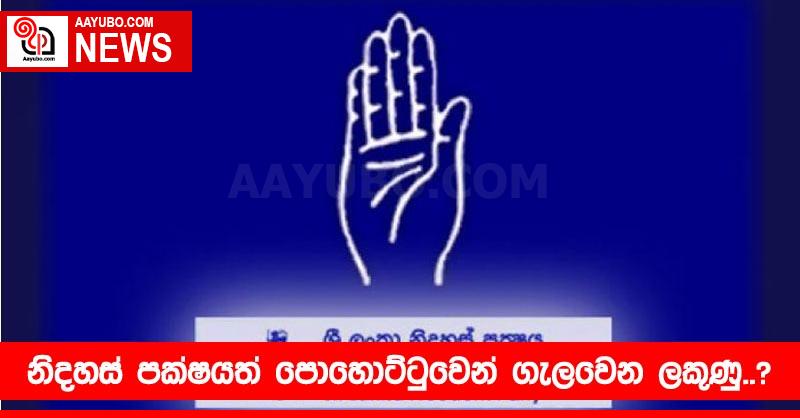 නිදහස් පක්ෂයත් පොහොට්ටුවෙන් ගැලවෙන ලකුණු..?