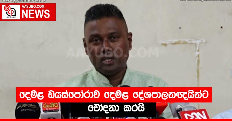 දෙමළ ඩයස්පෝරාව දෙමළ දේශපාලනඥයින්ට චෝදනා කරයි