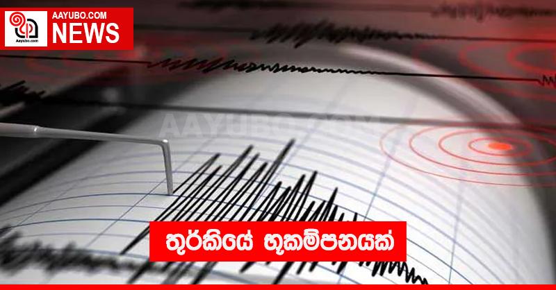 තුර්කියේ භූකම්පනයක්