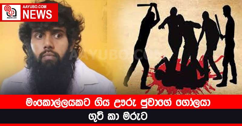 මංකොල්ලයකට ගිය ඌරු ජුවාගේ ගෝලයා ගුටි කා මරුට