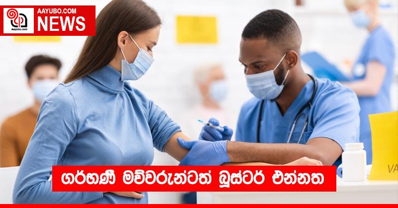 ගර්භණී මව්වරුන්ටත් බූස්ටර් එන්නත