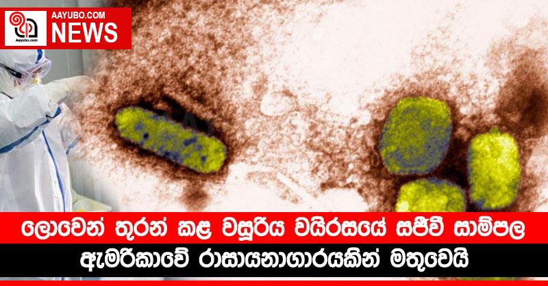 ලොවෙන් තුරන් කළ වසූරිය වයිරසයේ සජීවී සාම්පල ඇමරිකාවේ රාසායනාගාරයකින් මතුවෙයි