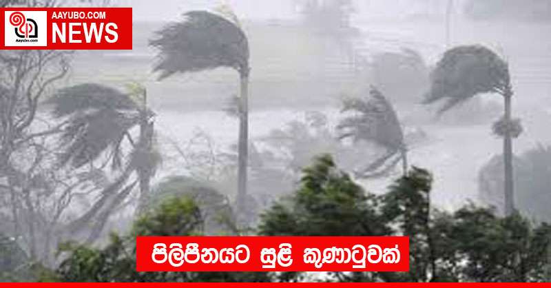 පිලිපීනයට සුළි කුණාටුවක්