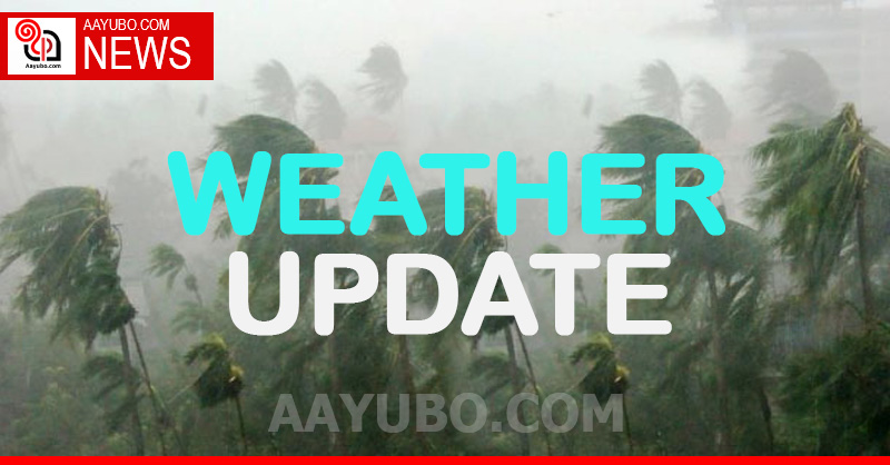 අද කාලගුණය