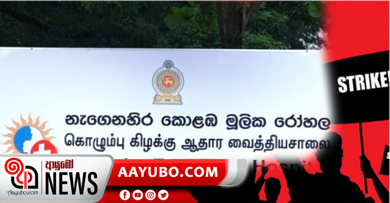 මුල්ලේරියාව මූලික රෝහලේ කණිෂ්ඨ සේවකයින් වැඩ වරයි